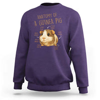 Anatomy Of A Guinea Pig Sweatshirt Funny Cavy Lover Animal Anatomy Gift - Wonder Print Shop