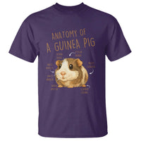 Anatomy Of A Guinea Pig T Shirt Funny Cavy Lover Animal Anatomy Gift - Wonder Print Shop