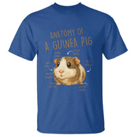 Anatomy Of A Guinea Pig T Shirt Funny Cavy Lover Animal Anatomy Gift - Wonder Print Shop
