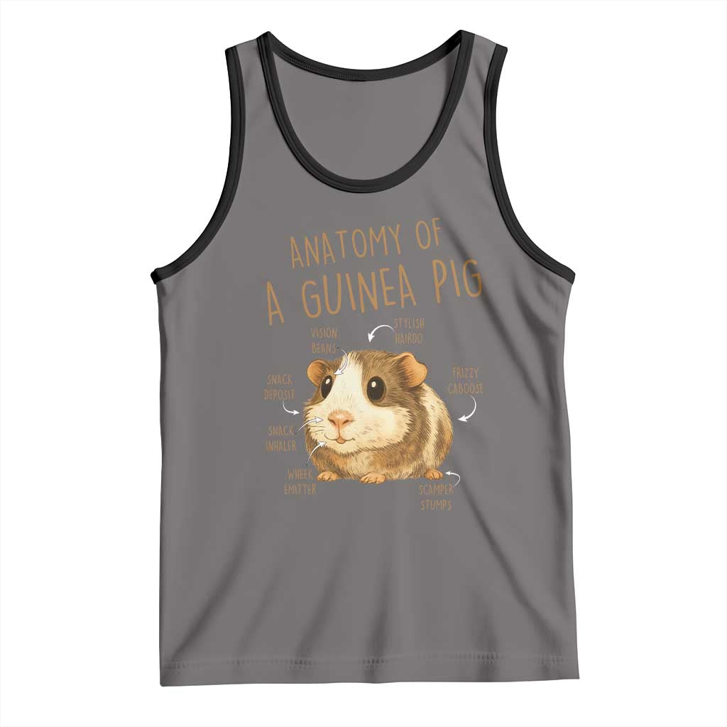 Anatomy Of A Guinea Pig Tank Top Funny Cavy Lover Animal Anatomy Gift - Wonder Print Shop