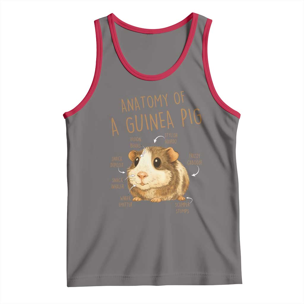 Anatomy Of A Guinea Pig Tank Top Funny Cavy Lover Animal Anatomy Gift - Wonder Print Shop
