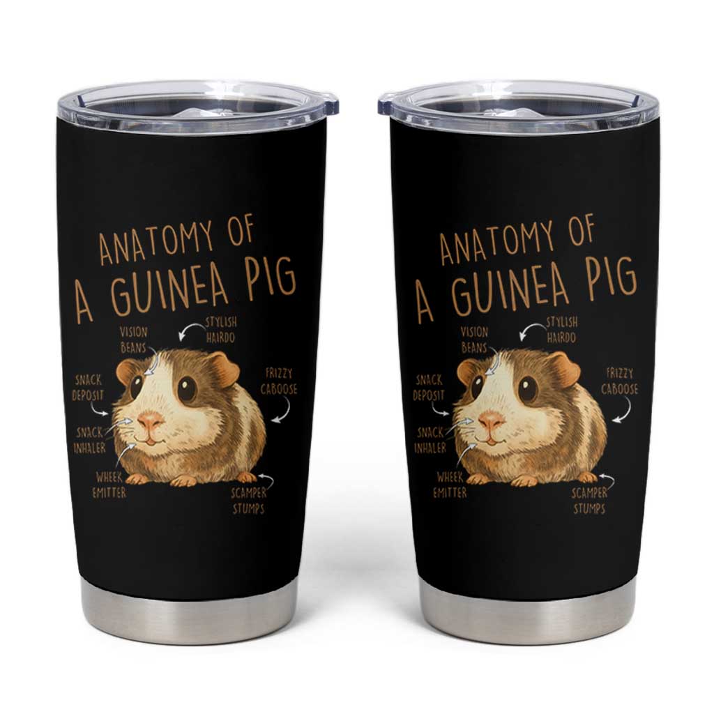 Anatomy Of A Guinea Pig Tumbler Cup Funny Cavy Lover Animal Anatomy Gift - Wonder Print Shop