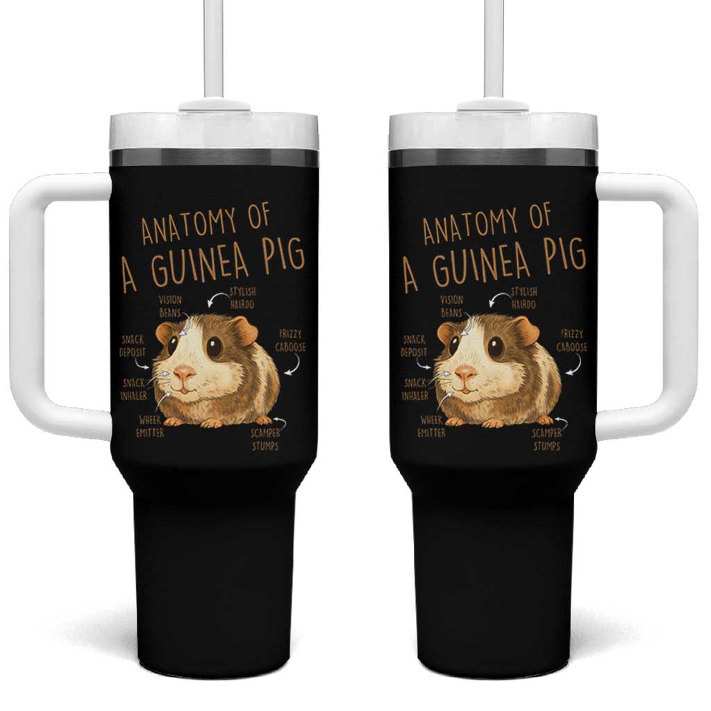 Anatomy Of A Guinea Pig Tumbler With Handle Funny Cavy Lover Animal Anatomy Gift - Wonder Print Shop