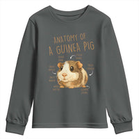 Anatomy Of A Guinea Pig Youth Sweatshirt Funny Cavy Lover Animal Anatomy Gift - Wonder Print Shop