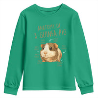 Anatomy Of A Guinea Pig Youth Sweatshirt Funny Cavy Lover Animal Anatomy Gift - Wonder Print Shop