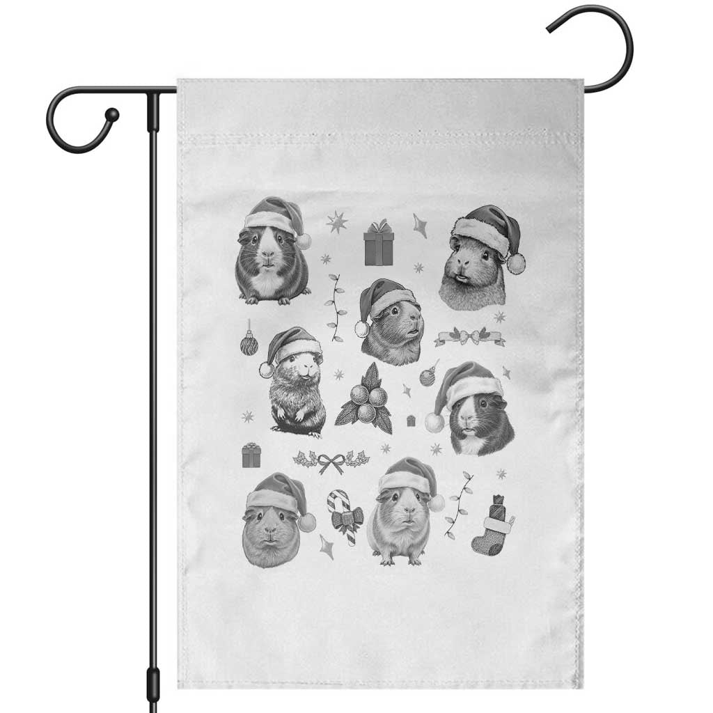 Christmas Guinea Pigs Garden Flag Funny Cavy Lover Holiday Gift - Wonder Print Shop