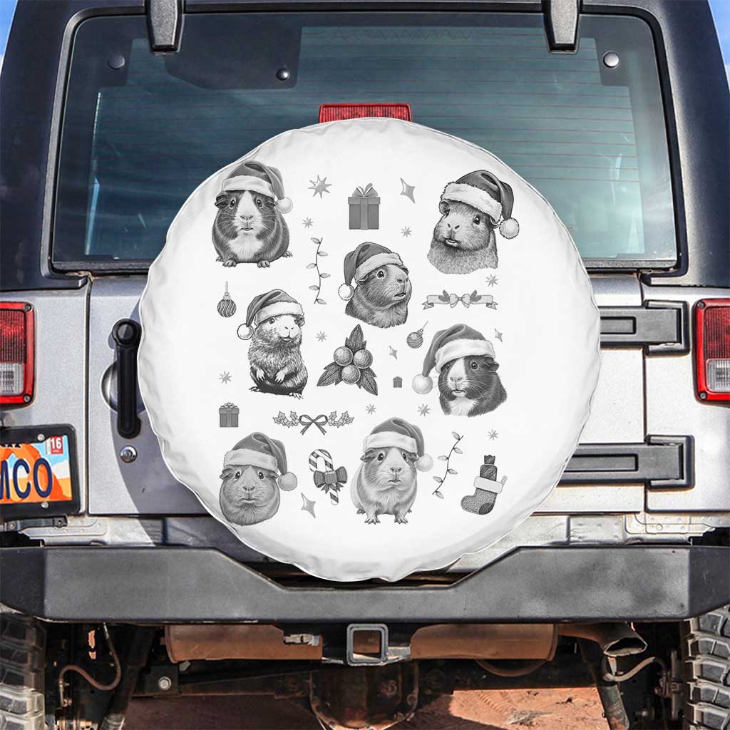 Christmas Guinea Pigs Spare Tire Cover Funny Cavy Lover Holiday Gift - Wonder Print Shop