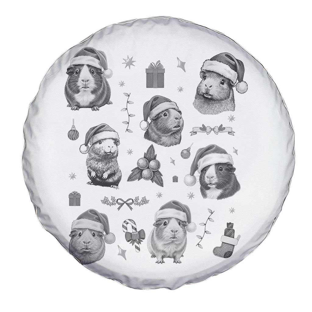 Christmas Guinea Pigs Spare Tire Cover Funny Cavy Lover Holiday Gift - Wonder Print Shop