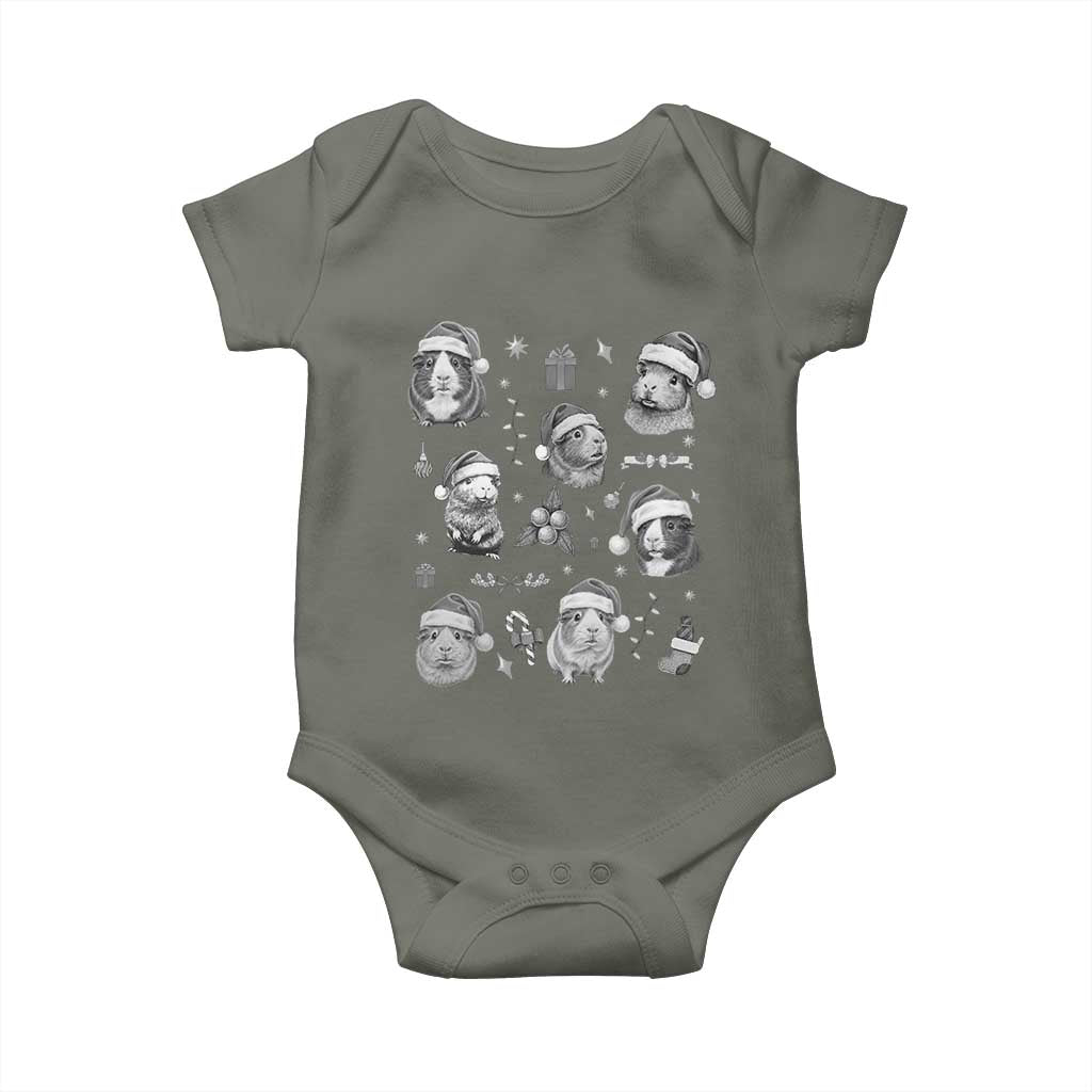 Christmas Guinea Pigs Baby Onesie Funny Cavy Lover Holiday Gift - Wonder Print Shop