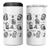 Christmas Guinea Pigs 4 in 1 Can Cooler Tumbler Funny Cavy Lover Holiday Gift - Wonder Print Shop