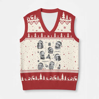 Christmas Guinea Pigs V-Neck Knit Sweater Vest Funny Cavy Lover Holiday Gift - Wonder Print Shop