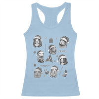 Christmas Guinea Pigs Racerback Tank Top Funny Cavy Lover Holiday Gift - Wonder Print Shop