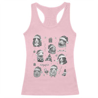 Christmas Guinea Pigs Racerback Tank Top Funny Cavy Lover Holiday Gift - Wonder Print Shop