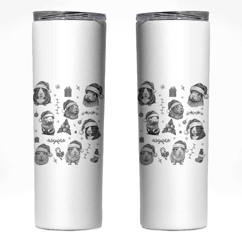 Christmas Guinea Pigs Skinny Tumbler Funny Cavy Lover Holiday Gift - Wonder Print Shop