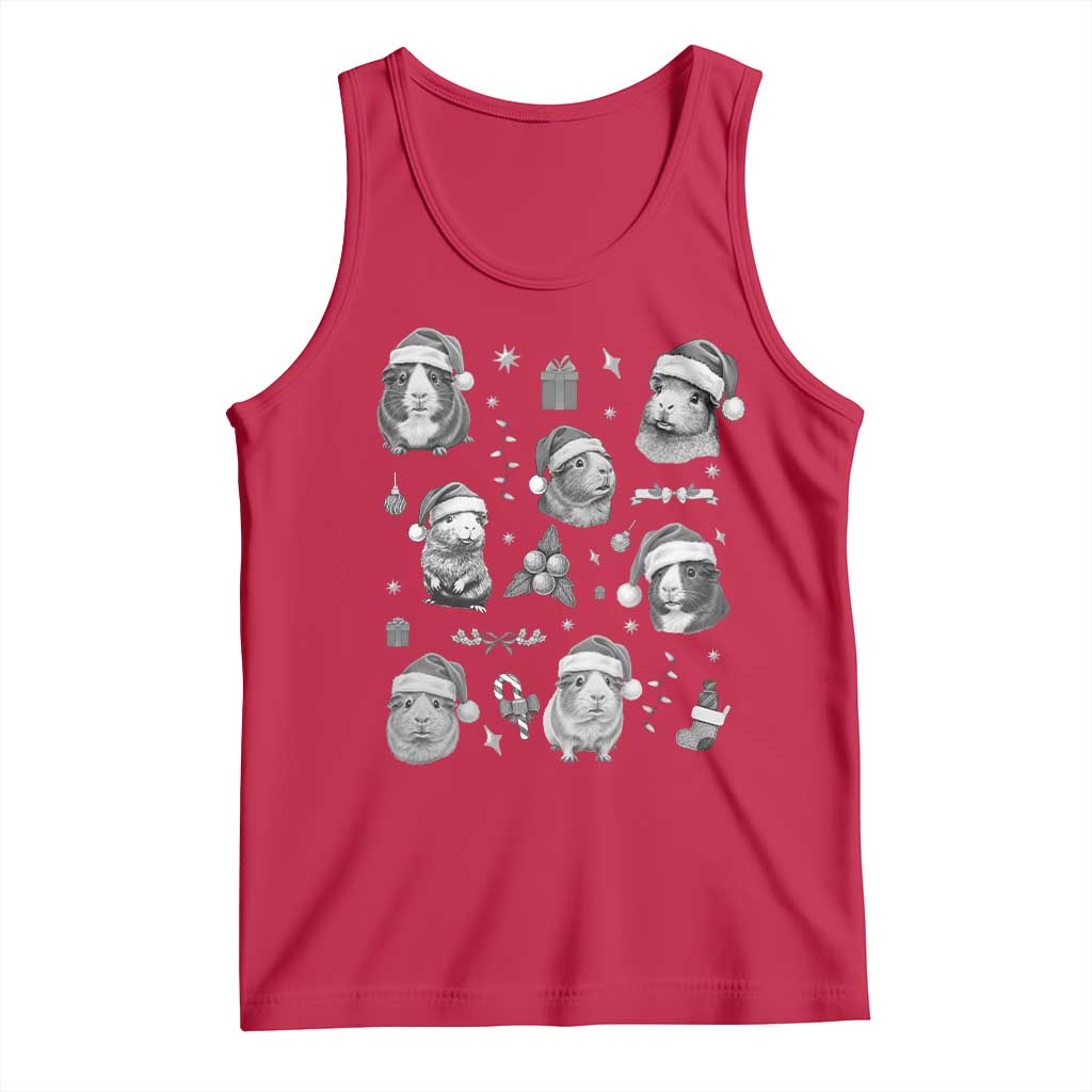 Christmas Guinea Pigs Tank Top Funny Cavy Lover Holiday Gift - Wonder Print Shop