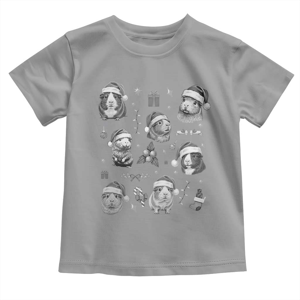 Christmas Guinea Pigs Toddler T Shirt Funny Cavy Lover Holiday Gift - Wonder Print Shop