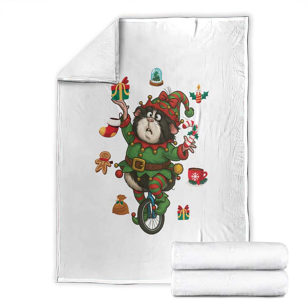 Guinea Pig Master Juggler Throw Blanket Funny Christmas Cavy Lover Gift - Wonder Print Shop