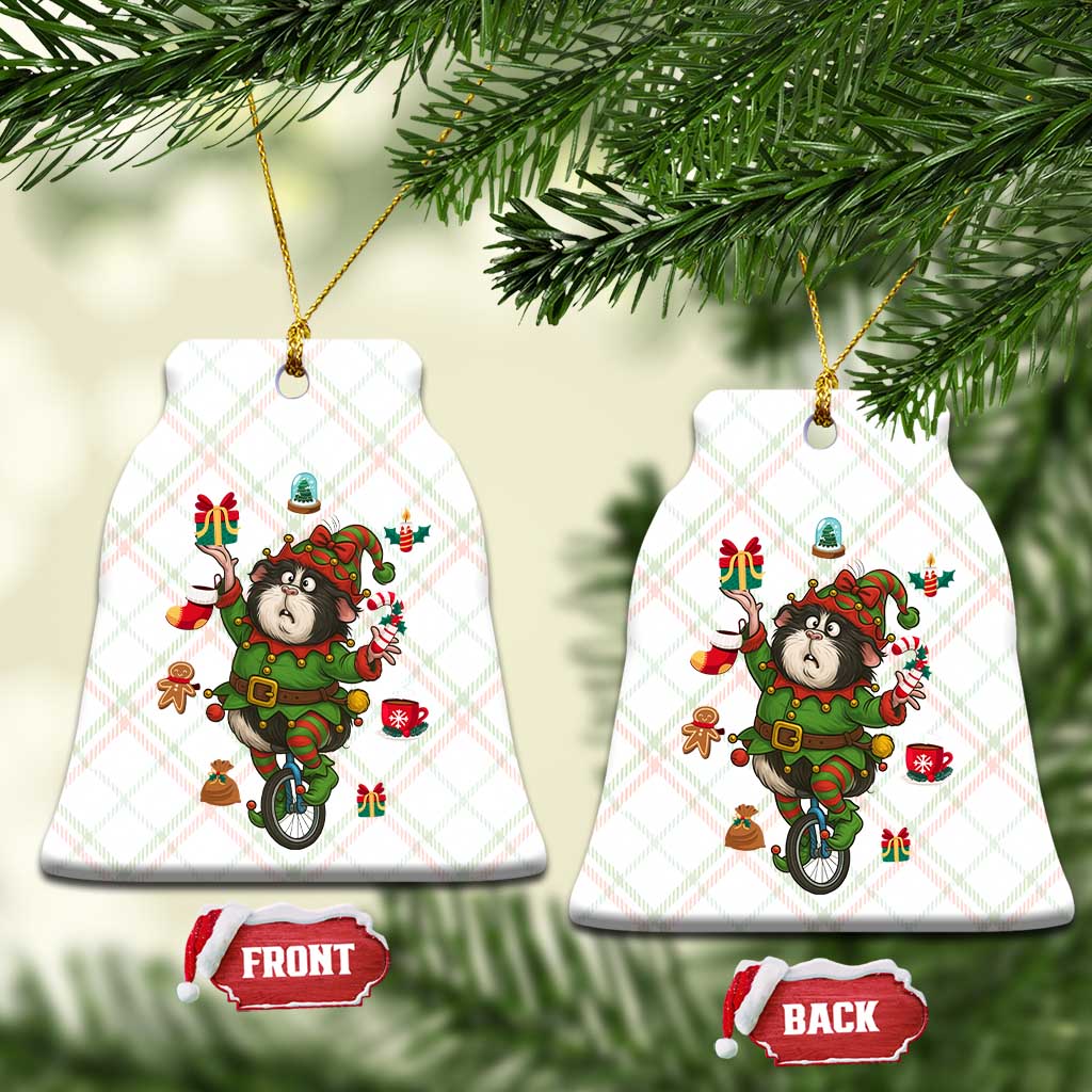 Guinea Pig Master Juggler Ceramic Ornament Funny Christmas Cavy Lover Gift - Wonder Print Shop