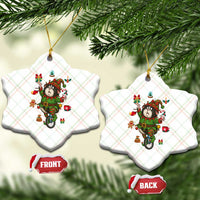 Guinea Pig Master Juggler Ceramic Ornament Funny Christmas Cavy Lover Gift - Wonder Print Shop