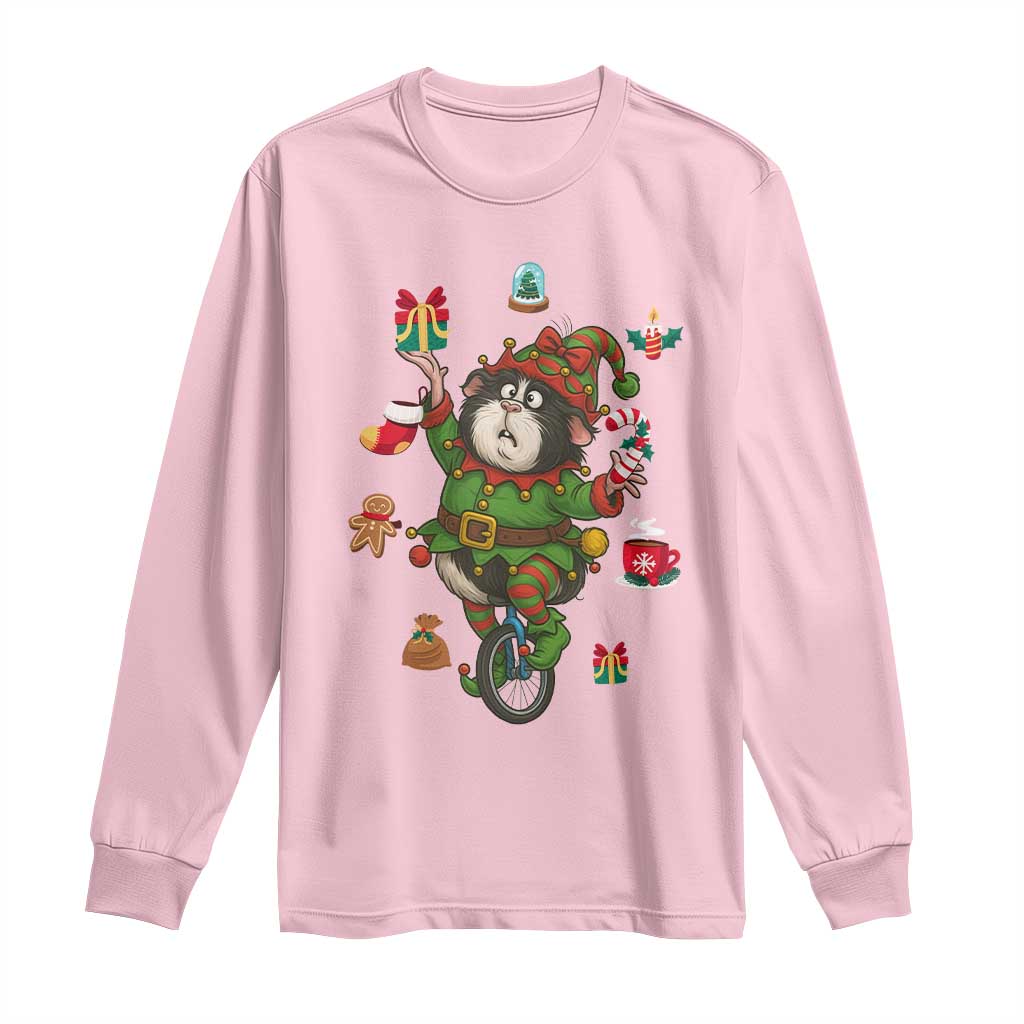 Guinea Pig Master Juggler Long Sleeve Shirt Funny Christmas Cavy Lover Gift - Wonder Print Shop