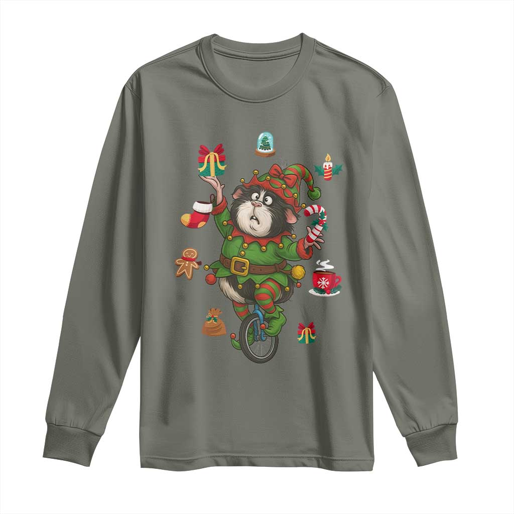 Guinea Pig Master Juggler Long Sleeve Shirt Funny Christmas Cavy Lover Gift - Wonder Print Shop