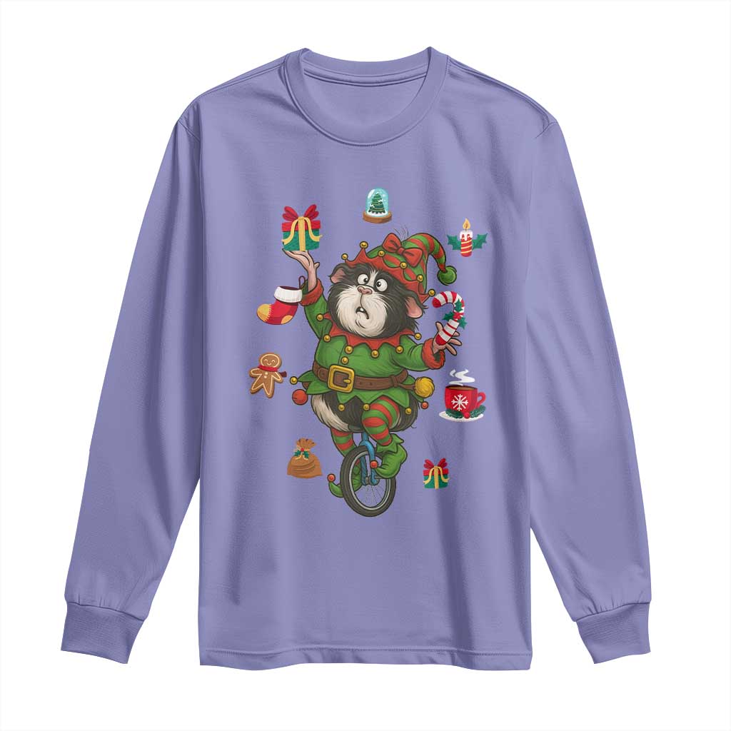 Guinea Pig Master Juggler Long Sleeve Shirt Funny Christmas Cavy Lover Gift - Wonder Print Shop