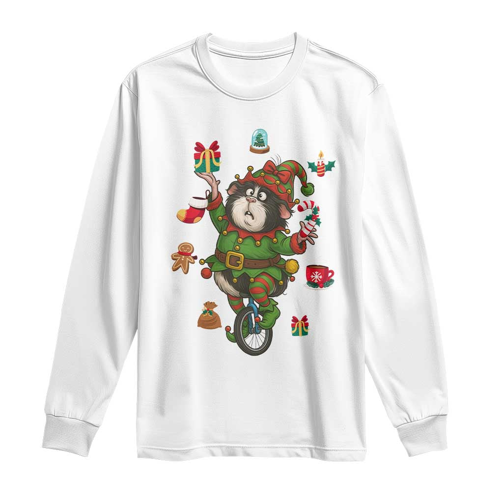 Guinea Pig Master Juggler Long Sleeve Shirt Funny Christmas Cavy Lover Gift - Wonder Print Shop