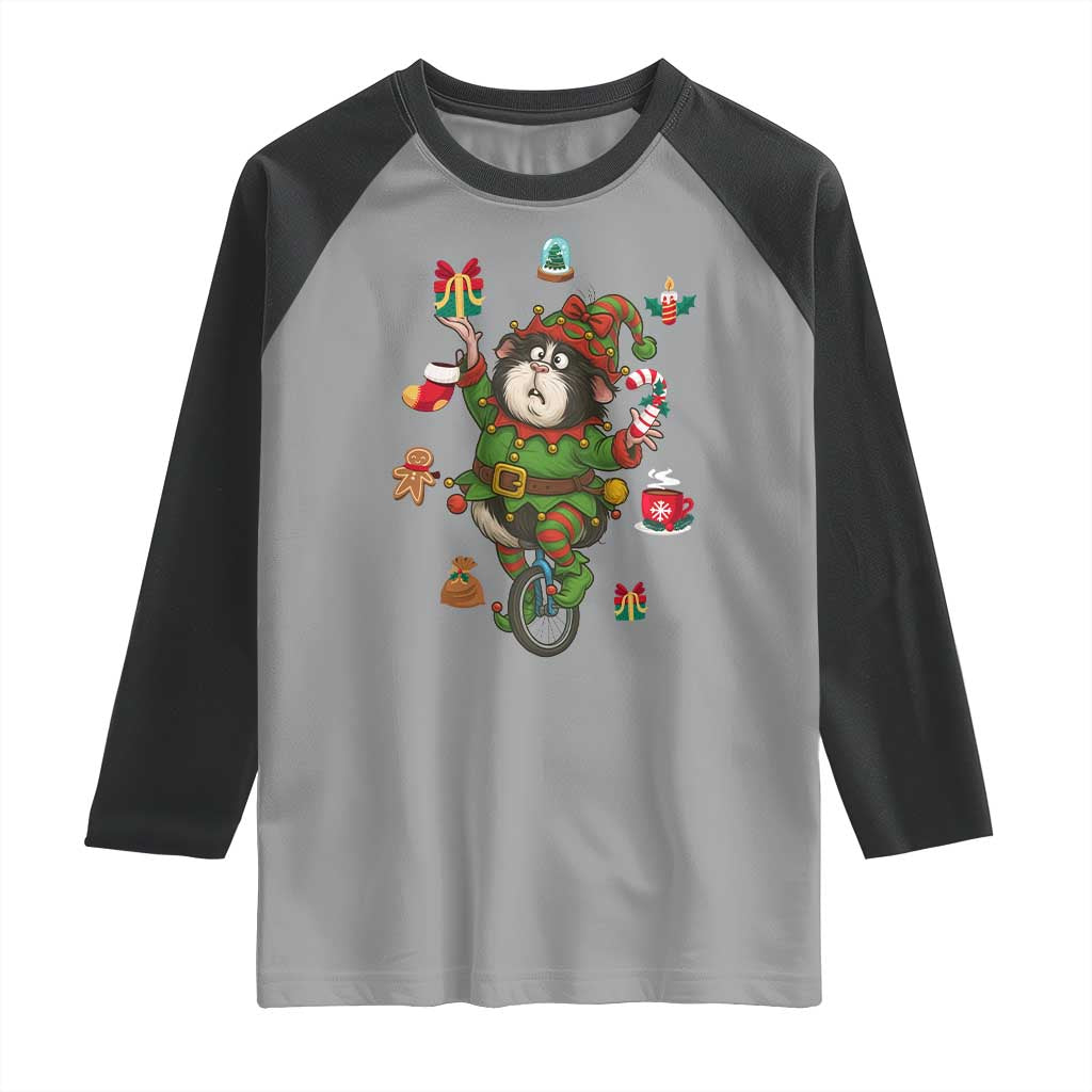 Guinea Pig Master Juggler Raglan Shirt Funny Christmas Cavy Lover Gift - Wonder Print Shop