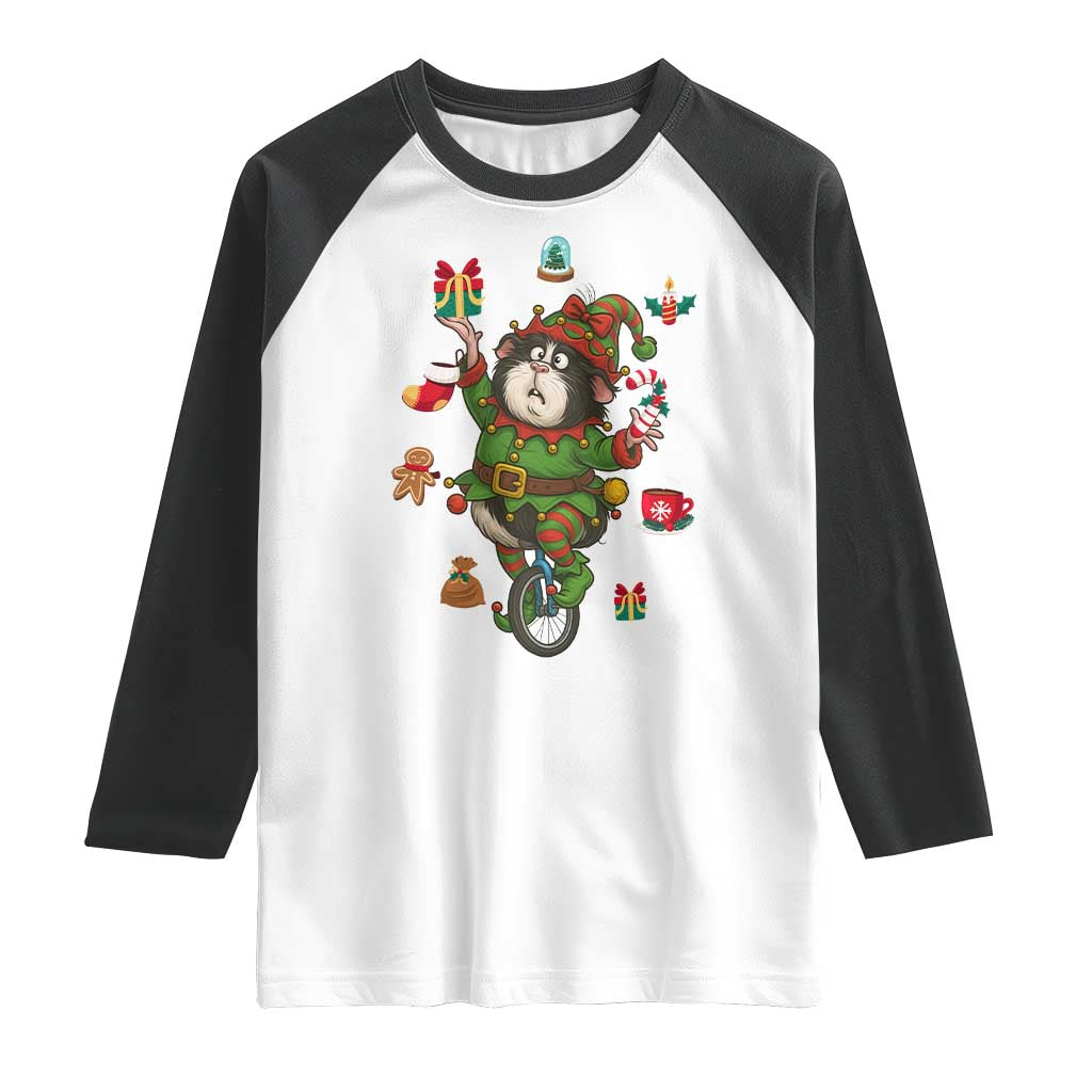 Guinea Pig Master Juggler Raglan Shirt Funny Christmas Cavy Lover Gift - Wonder Print Shop