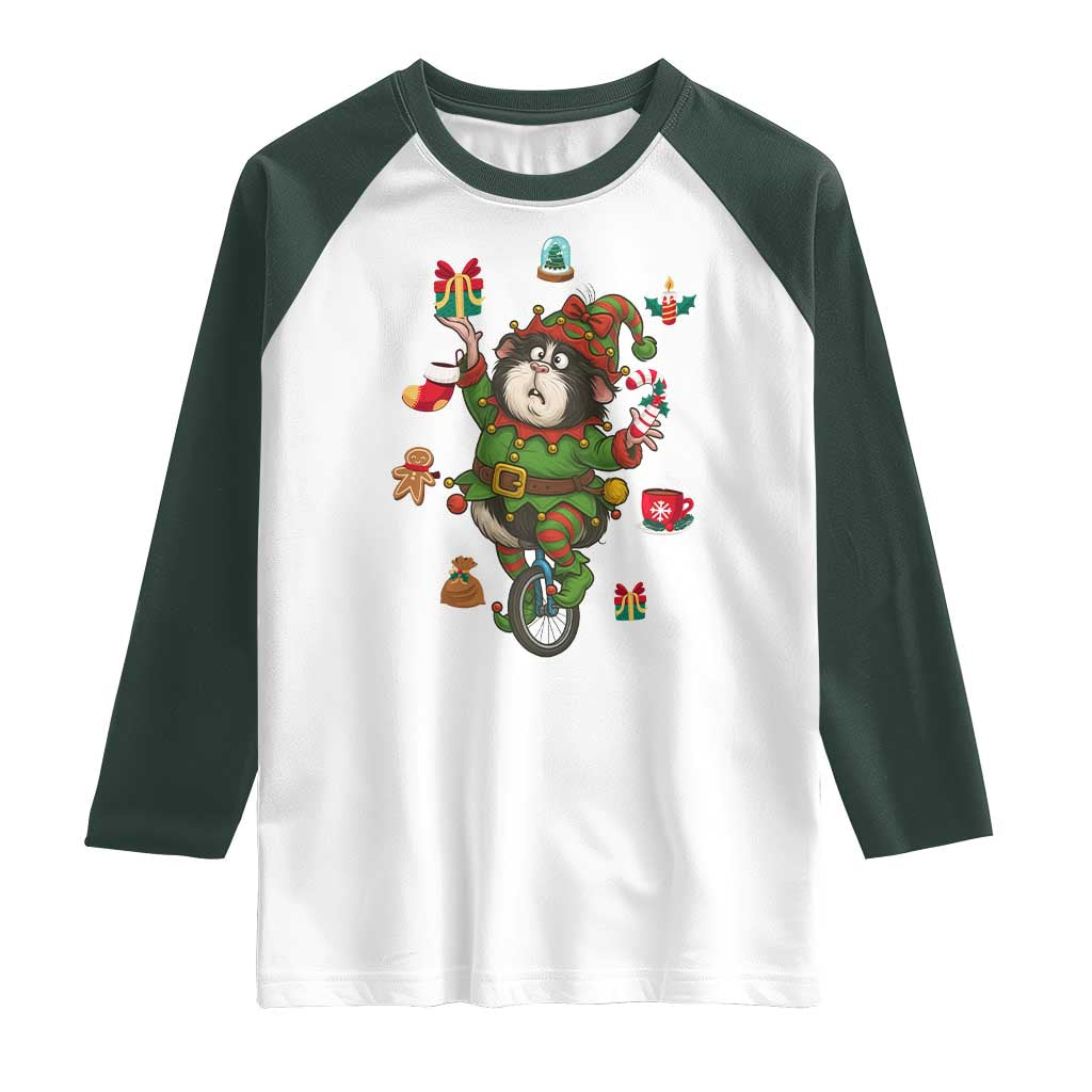 Guinea Pig Master Juggler Raglan Shirt Funny Christmas Cavy Lover Gift - Wonder Print Shop