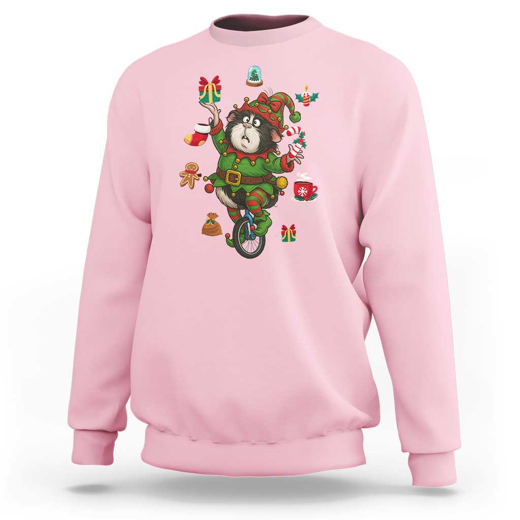 Guinea Pig Master Juggler Sweatshirt Funny Christmas Cavy Lover Gift - Wonder Print Shop