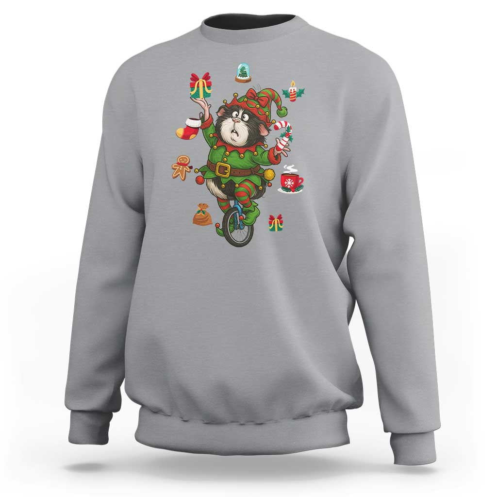 Guinea Pig Master Juggler Sweatshirt Funny Christmas Cavy Lover Gift - Wonder Print Shop