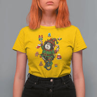 Guinea Pig Master Juggler T Shirt For Women Funny Christmas Cavy Lover Gift - Wonder Print Shop