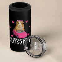 Funny Guinea Pig Lover Gift 4 in 1 Can Cooler Tumbler The Horrors Persist But So Do I - Wonder Print Shop