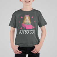 Funny Guinea Pig Lover Gift T Shirt For Kid The Horrors Persist But So Do I - Wonder Print Shop