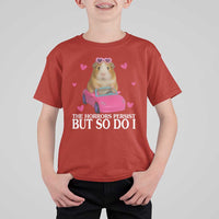 Funny Guinea Pig Lover Gift T Shirt For Kid The Horrors Persist But So Do I - Wonder Print Shop