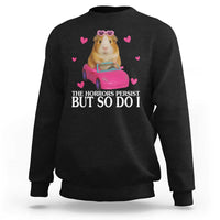 Funny Guinea Pig Lover Gift Sweatshirt The Horrors Persist But So Do I - Wonder Print Shop