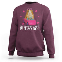 Funny Guinea Pig Lover Gift Sweatshirt The Horrors Persist But So Do I - Wonder Print Shop