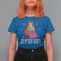 Funny Guinea Pig Lover Gift T Shirt For Women The Horrors Persist But So Do I - Wonder Print Shop