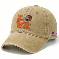 Midwest Football Pride Washed Cotton Baseball Cap Game Day Gift