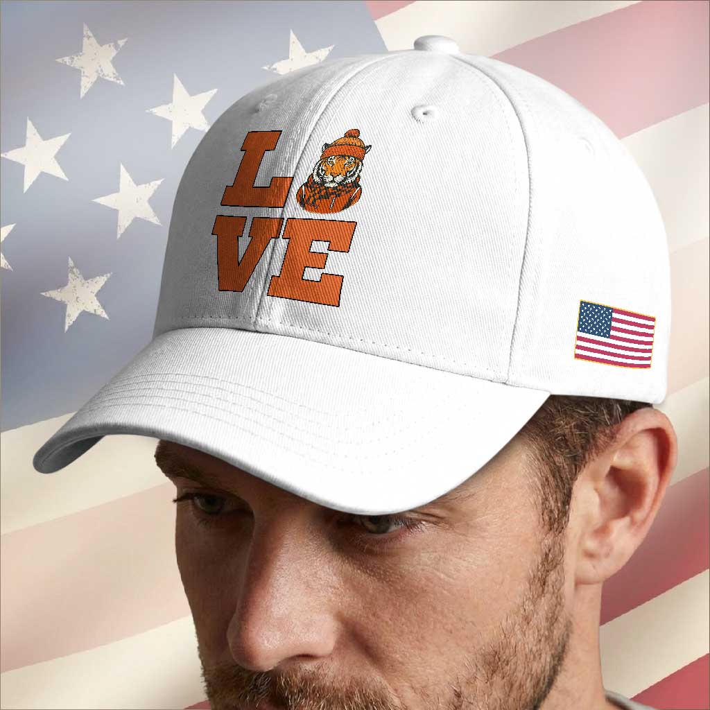 Midwest Tiger Football Pride Baseball Cap Funny Sport Lover Gift
