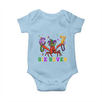 Funny 67 Crawfish Mardi Gras Baby Onesie Six Seven Meme
