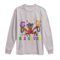 Funny 67 Crawfish Mardi Gras Long Sleeve Shirt Six Seven Meme