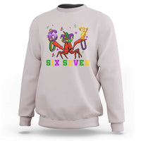 Funny 67 Crawfish Mardi Gras Sweatshirt Six Seven Meme