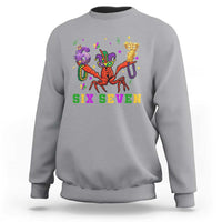 Funny 67 Crawfish Mardi Gras Sweatshirt Six Seven Meme
