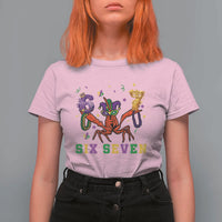 Funny 67 Crawfish Mardi Gras T Shirt For Women Six Seven Meme