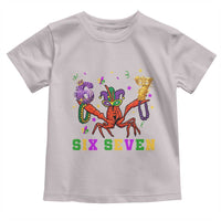 Funny 67 Crawfish Mardi Gras Toddler T Shirt Six Seven Meme