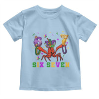 Funny 67 Crawfish Mardi Gras Toddler T Shirt Six Seven Meme