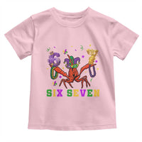 Funny 67 Crawfish Mardi Gras Toddler T Shirt Six Seven Meme