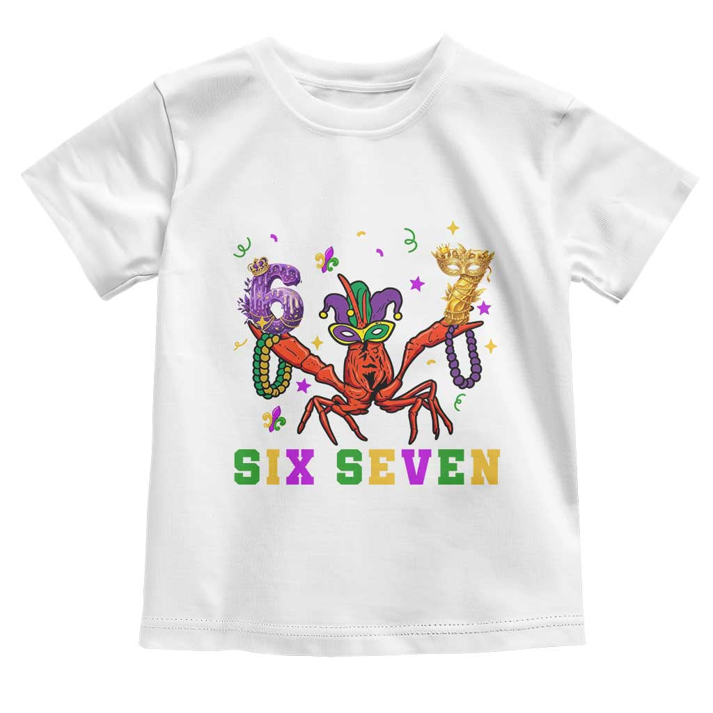 Funny 67 Crawfish Mardi Gras Toddler T Shirt Six Seven Meme